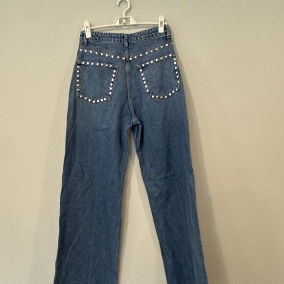 REFORMATION Cary High Rise Slouchy Wide Leg Jeans Size 28 2448 - Picture 10 of 13